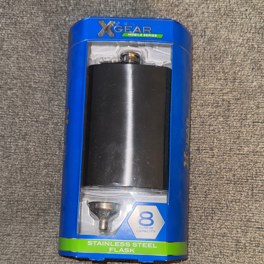 Stainless Steel Black Flask